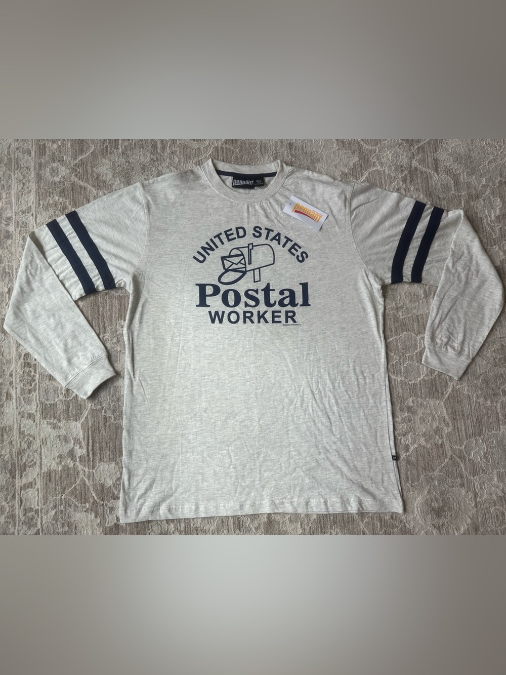 United States Postal Services Worker NWT Long Sleeve Varsity Style Shirt (Large)